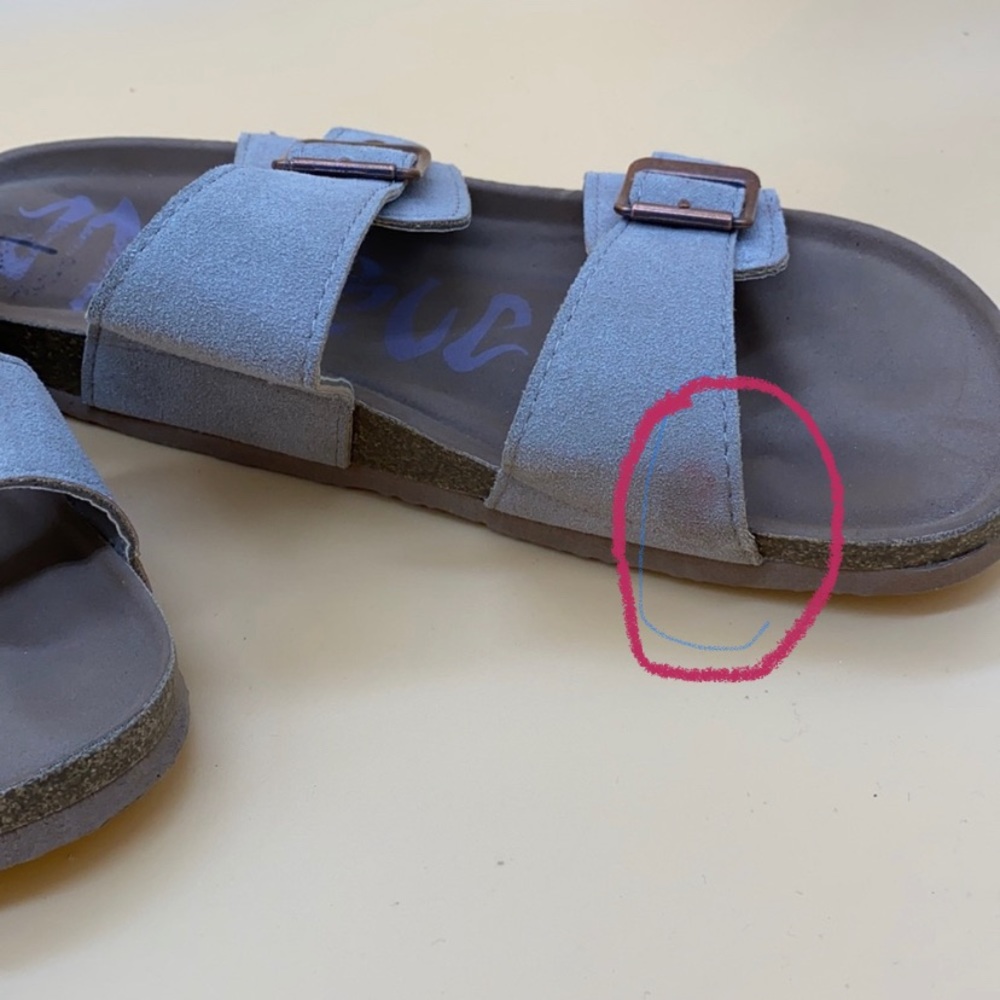 Women's Mad Love Keava Footbed Sandals - Taupe 10 - Picture 8 of 8